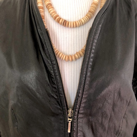 Vintage Leather Jacket - Picture 3 of 6